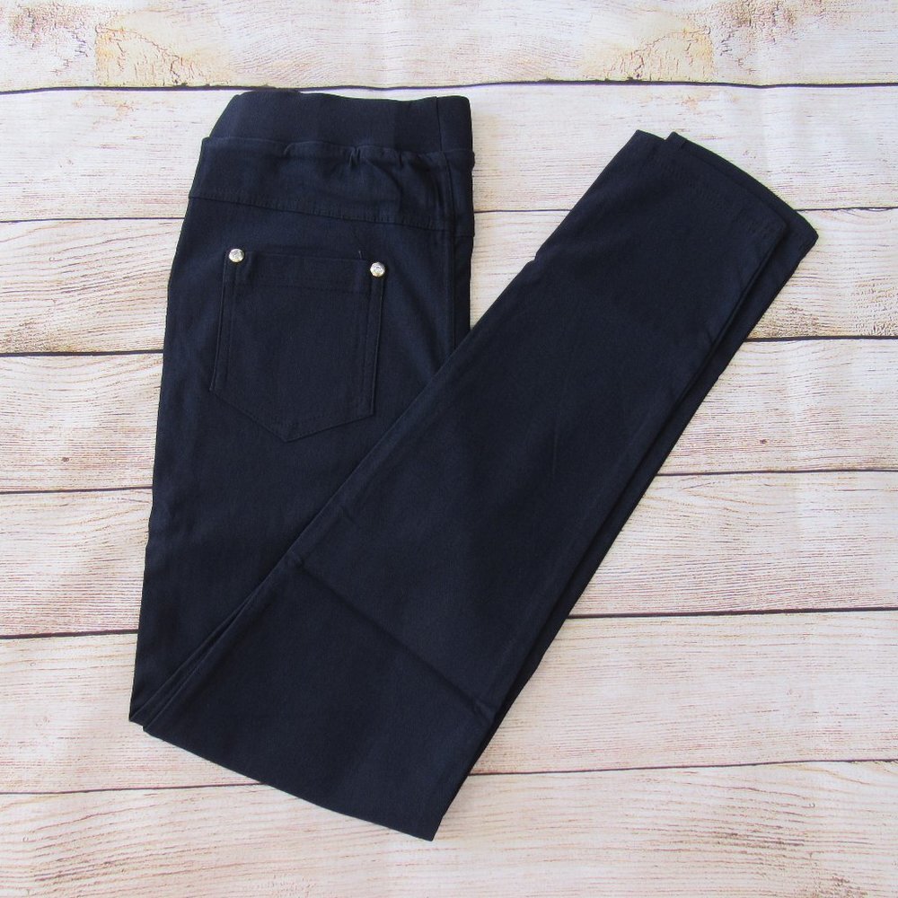 Slimming Elastic Waistband Dress Pants